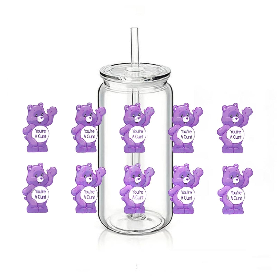 "Your a C**t" Purple Swear Care bears