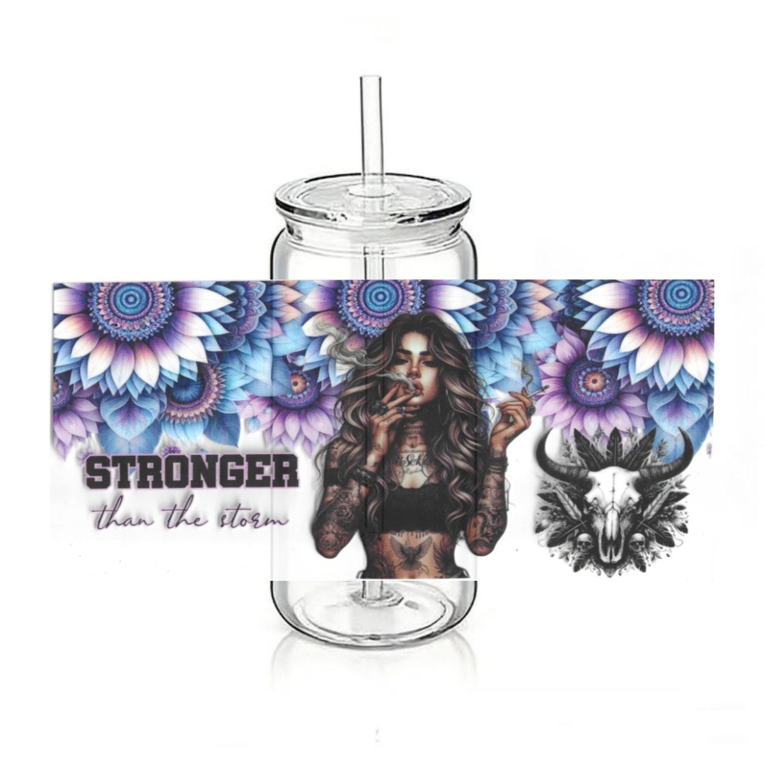 "Stronger then the Storm" Tattooed Chick