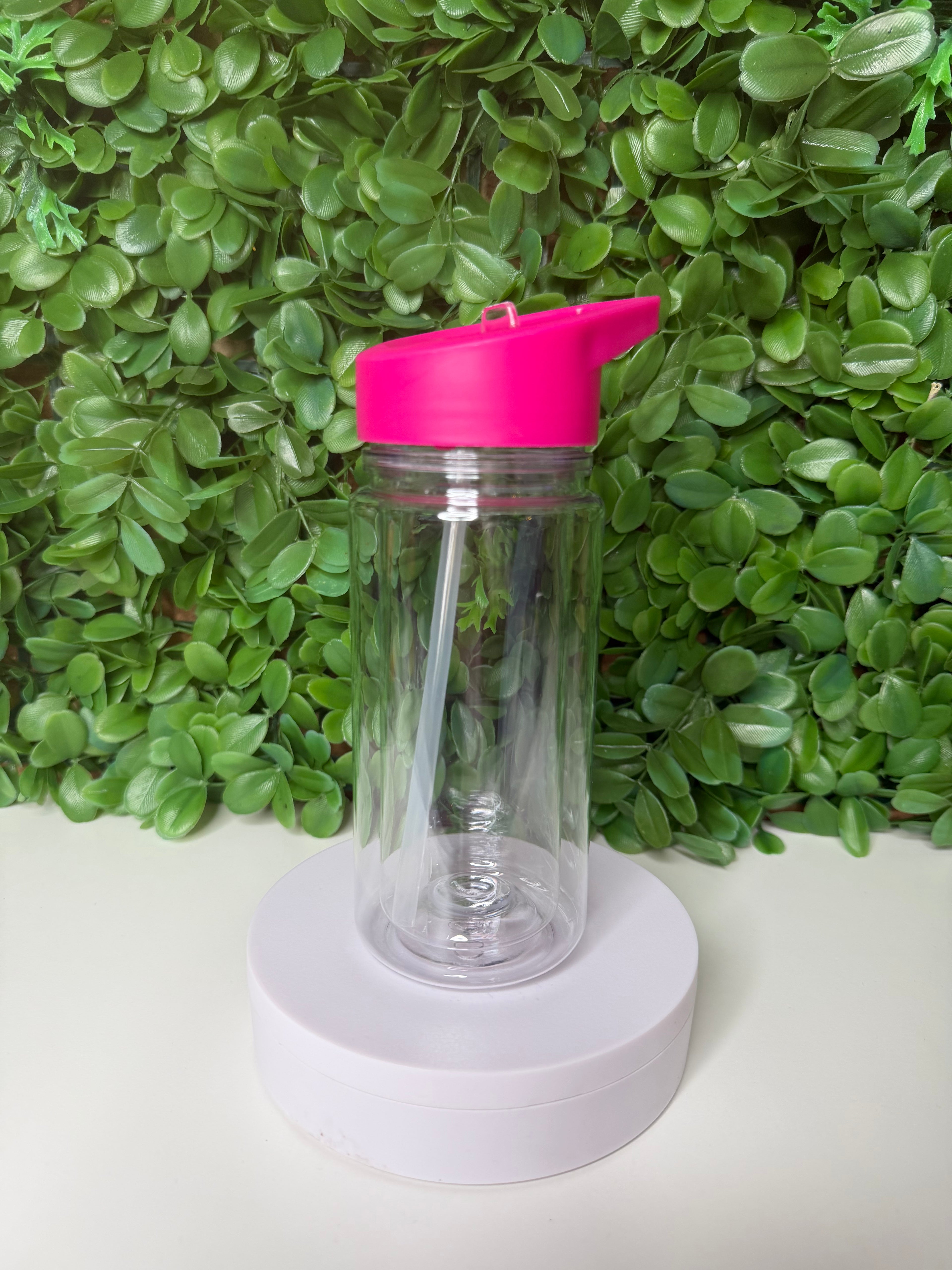 10oz Hot Pink Drink Bottles