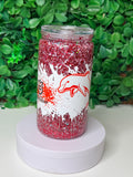 16oz Acrylic Snow Globe Tumbler