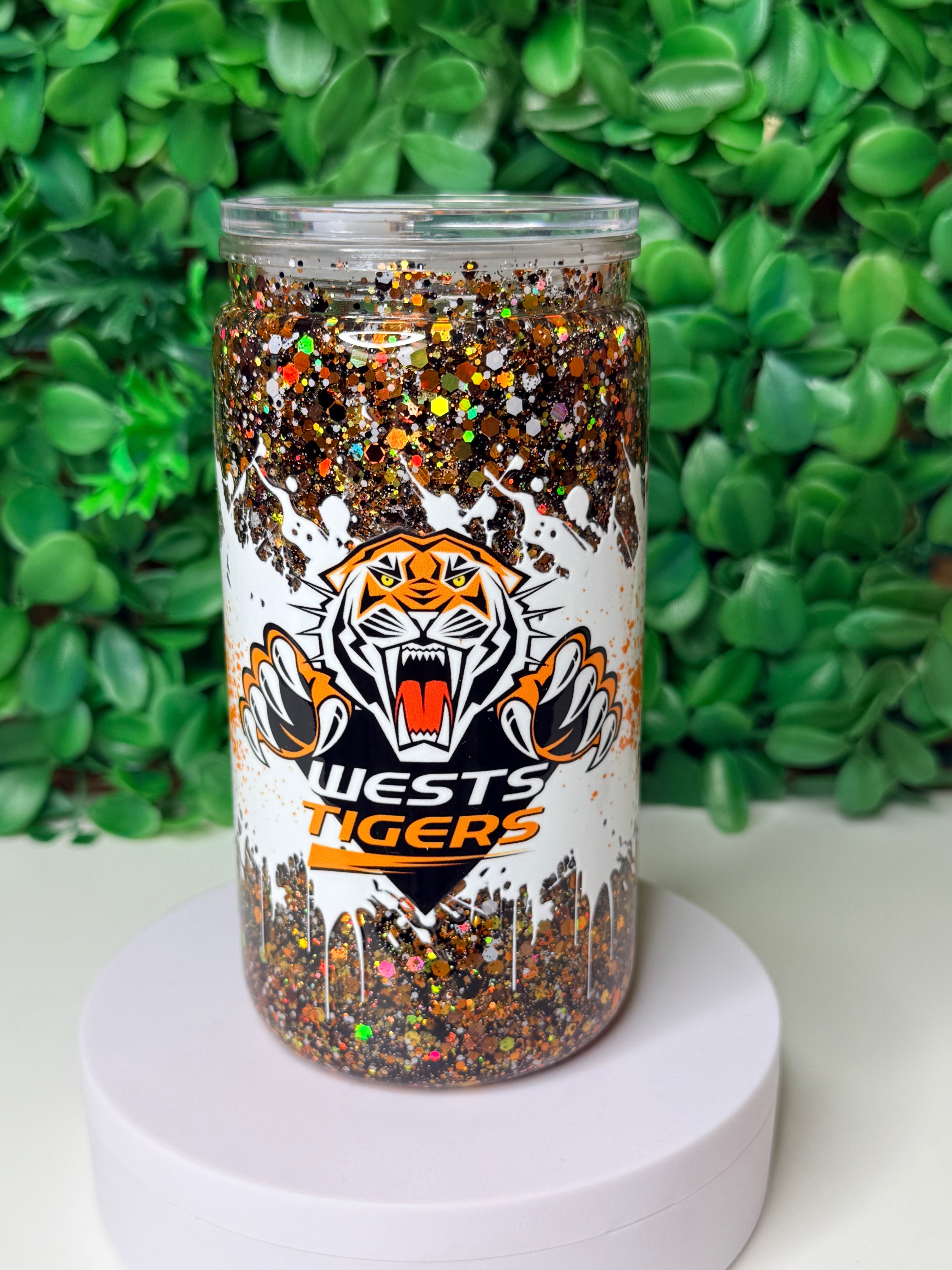 16oz Acrylic Snow Globe Tumbler