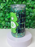 Acrylic 16oz Snow Globe Tumbler