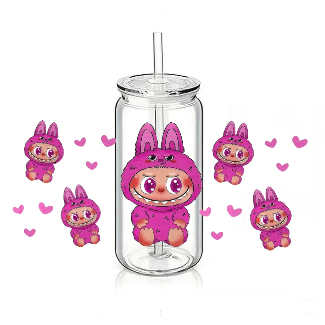 Pink Labubu & Hearts