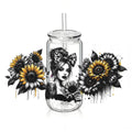 Tattooed Chick with Sunflowes