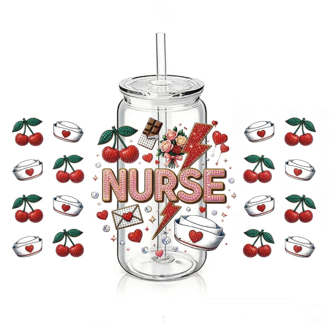 Nurse - Cherries - Nurse Hats