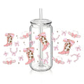 Pink Cowboy Boots - Bows - Hats