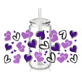 Purple Hearts Design
