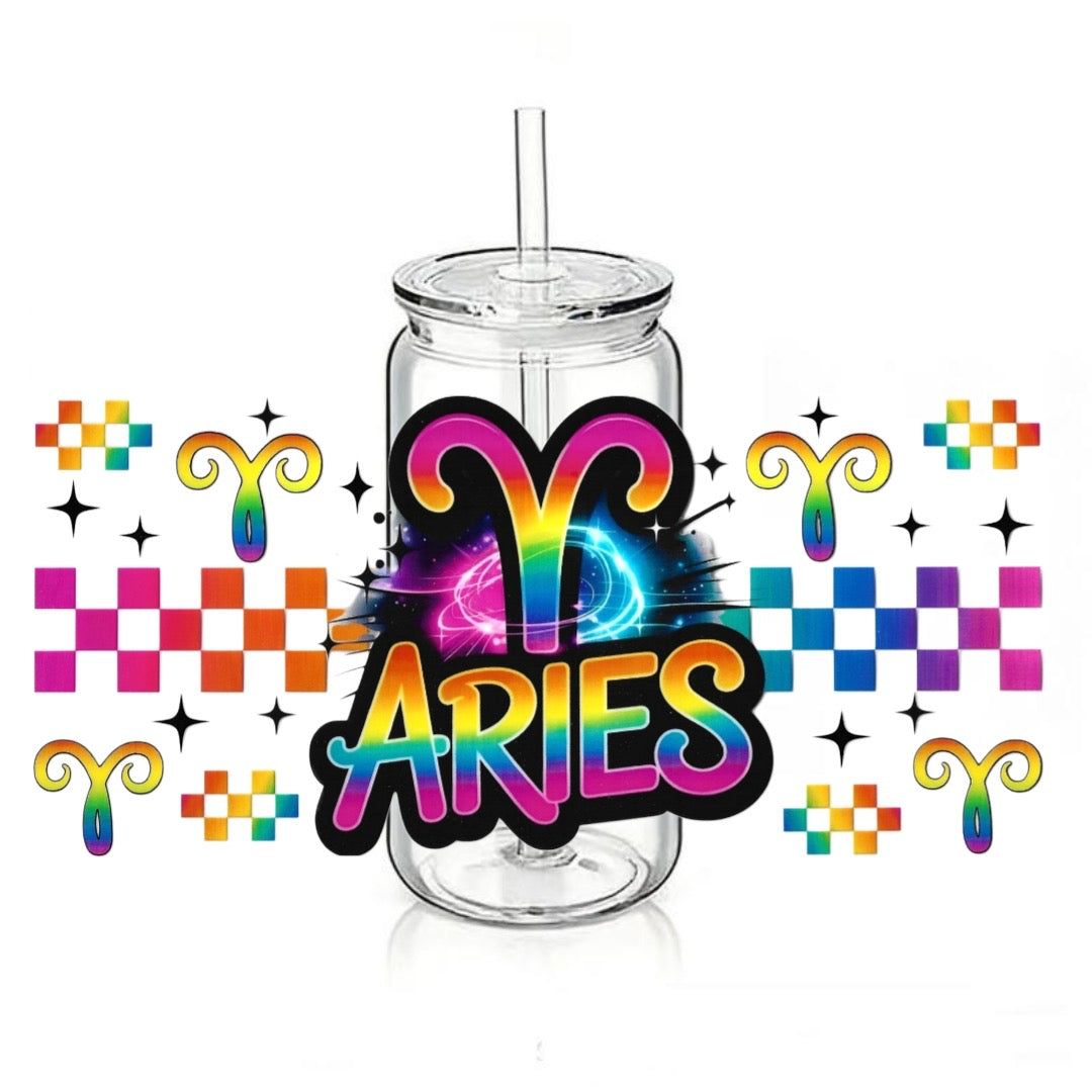 Star Sign - Aries - Retro