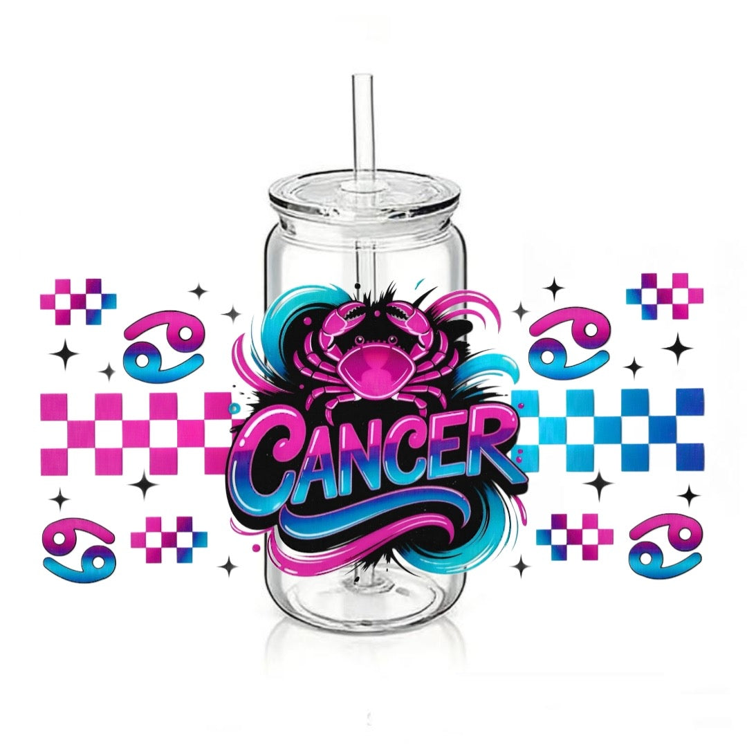 Star Sign - Cancer - Retro