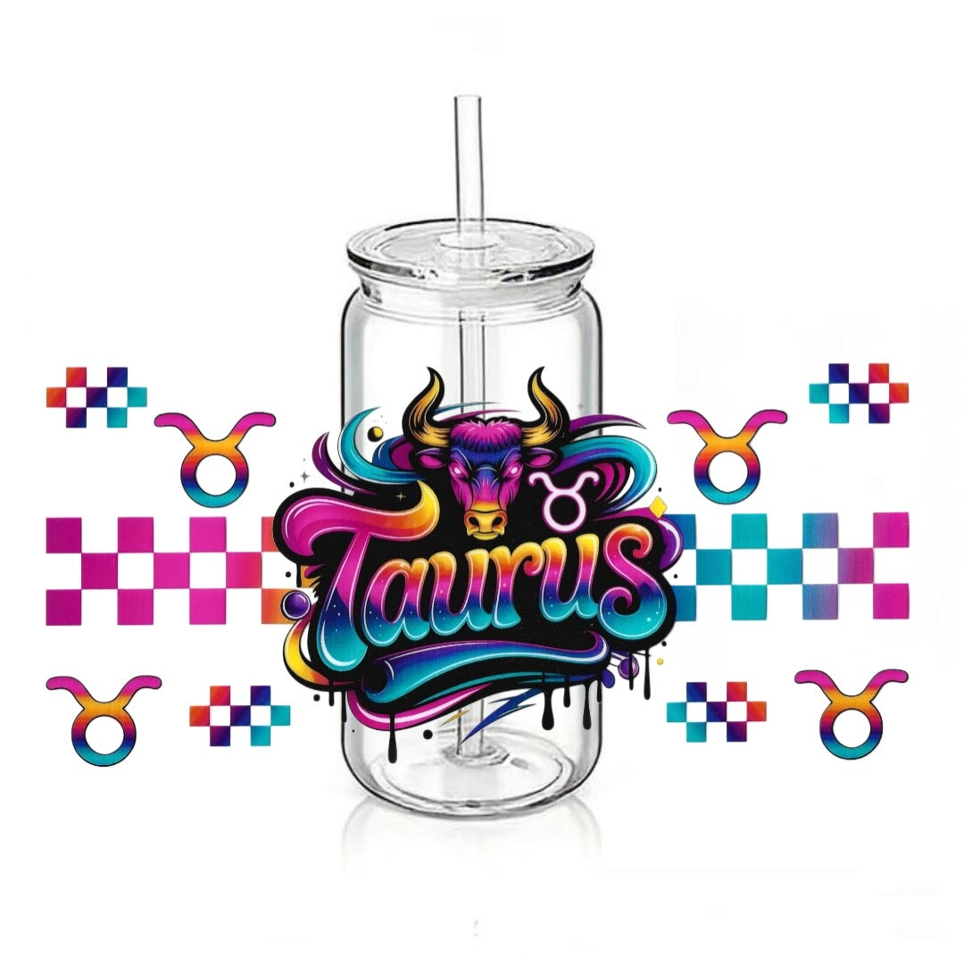 Star Sign - Taurus - Retro