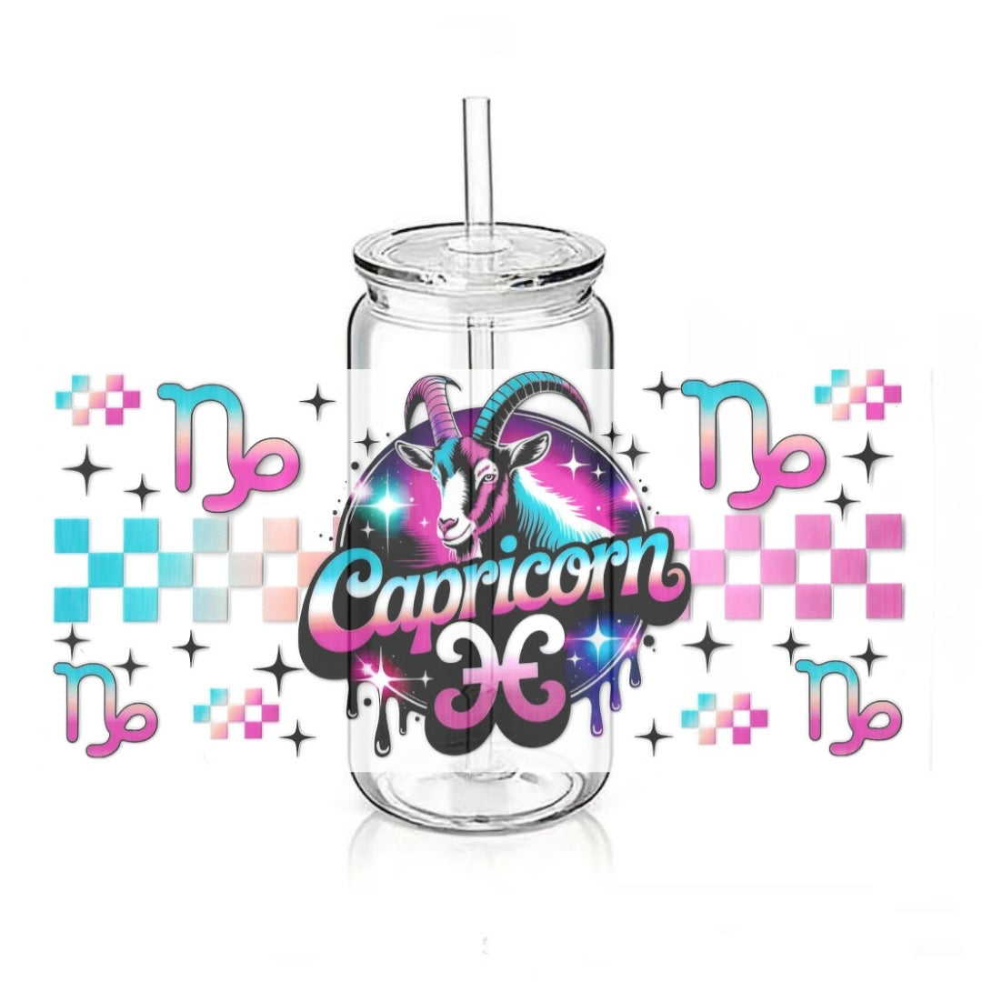 Star Sign - Capricorn - Retro