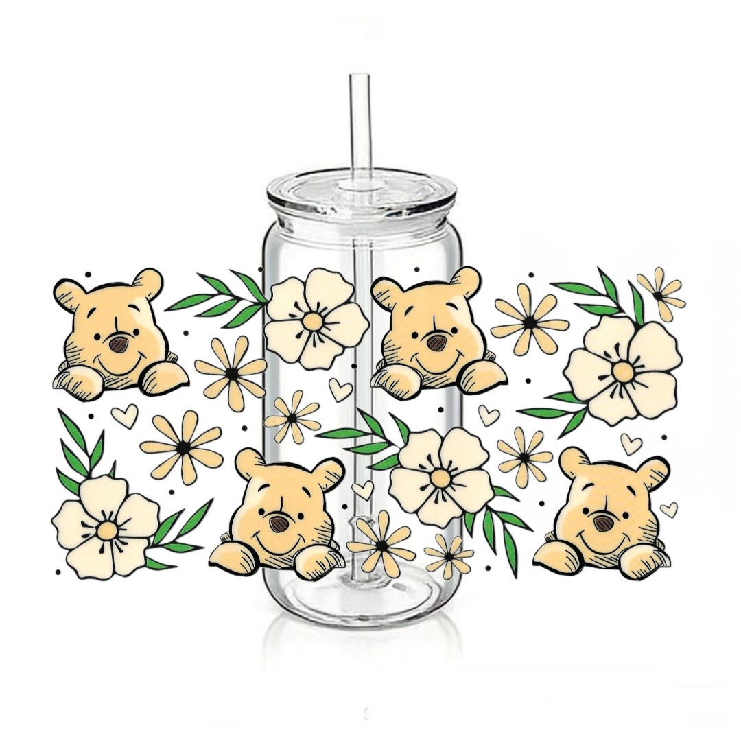 Winnie the Pooh - Flowers - Hearts