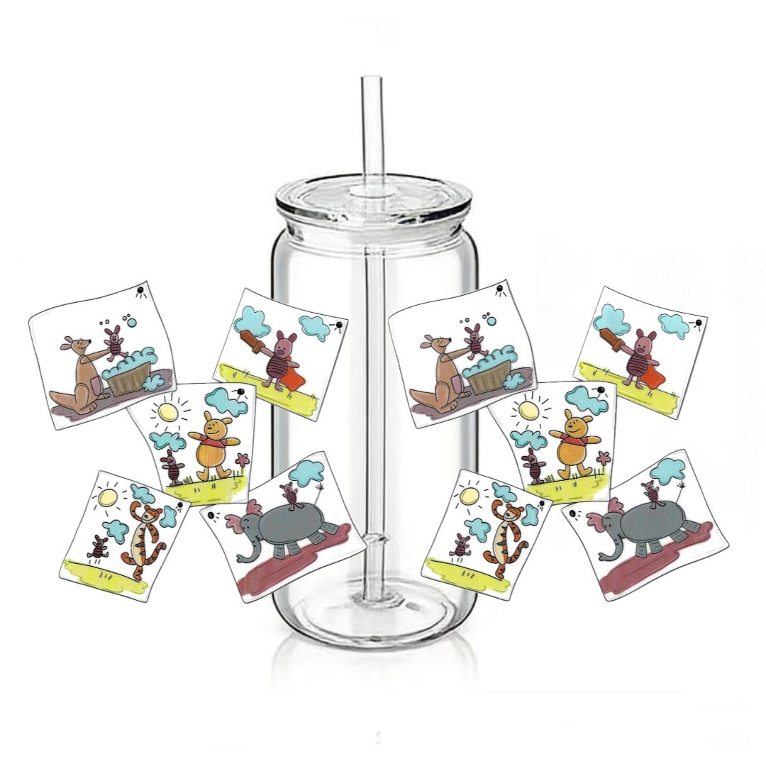 Comic Style Winnie the Pooh & Friends