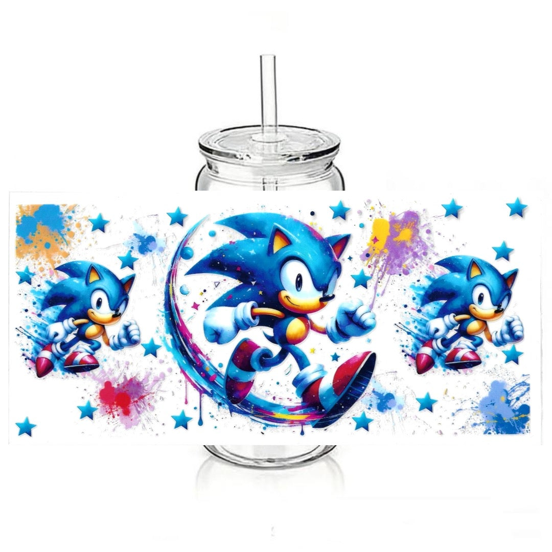 Sonic - Stars - Splash's of colour