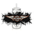 Harley Davidson - Wings - Black Backsplash