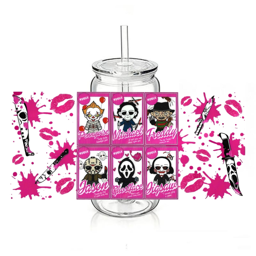 Horror Characters Mug Shot Design