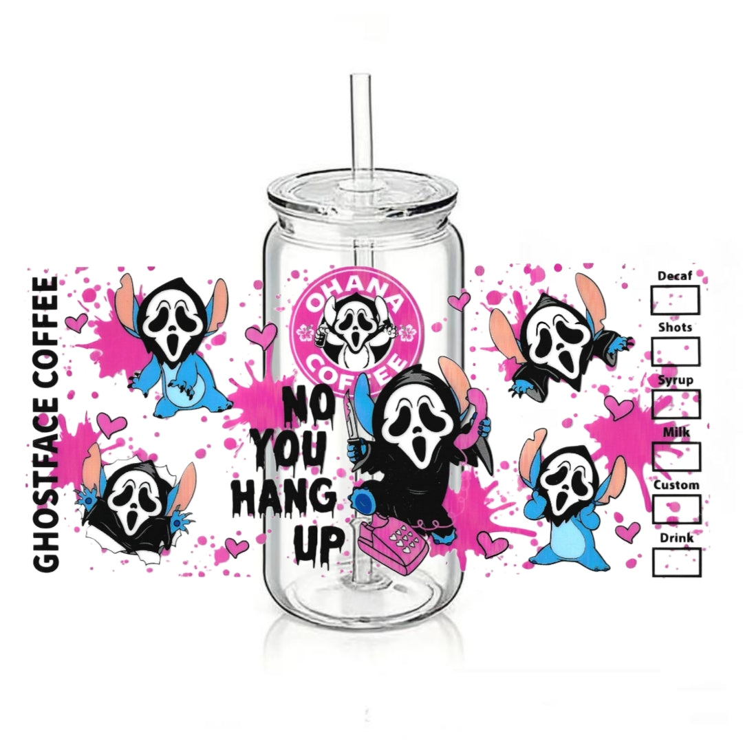 Scream GhostFace - No You Hang Up Stitch Character